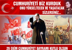 29 Ekim Cumhuriyet Bayramı Kutlu Olsun