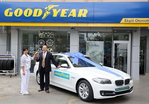 Goodyear’ın BMW 5.20i  Talihlisi Aracını Teslim Aldı!