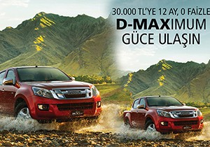 Anadolu Isuzu‘nun Büyük D-Max Kampanyası Başladı!