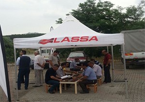 Lassa, İstanbullu şoförler ile buluştu