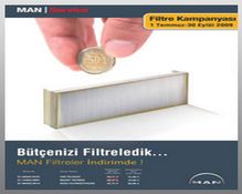 MAN Yedek Parça'dan Filtre Kampanyası