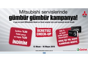 Mitsubishi servislerinde çok avantajlı kampanya