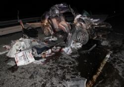 POLATLI'DA KAZA: 3 ÖLÜ, 1 YARALI