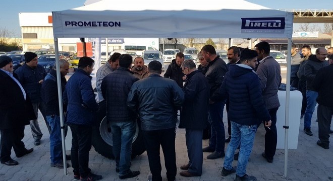 Prometeon Türkiye, Gebze'deki Nakliyeciler Terminali'nde Kamyon Şoförleri İle Buluştu