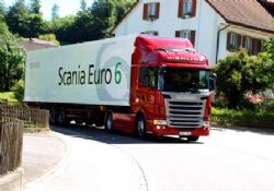 SCANIA'NIN EURO 6 MOTORU İSVİÇRE'DE