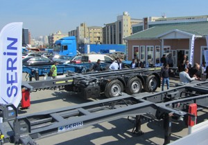 Serin Treyler Yeni Konteyner Taşıyıcısı Ve Low-Bed'i İle Müşteri Turunda