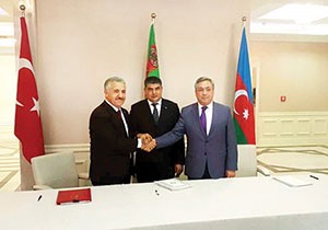 Türkiye-Azerbaycan-Türkmenistan Ulaştırma Bakanları Aşkabat Bildirgesi'ni İmzaladı!