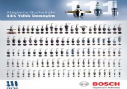 Bosch Bujileri 111 Yaşında