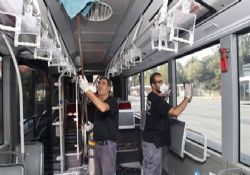 İETT otobüslerinde grip önlemi
